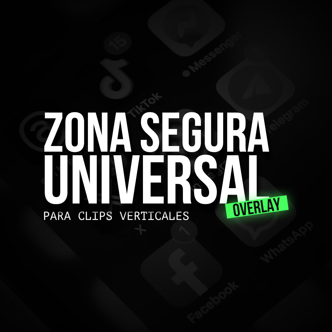 Overlay Zona segura para Clips Verticales